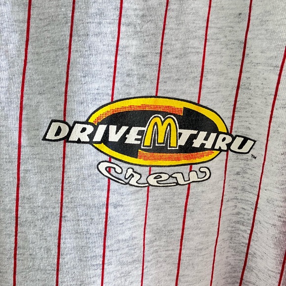 Vintage 90s McDonald’s Crew Racing Elliot Shirt Size Large - Picture 3 of 9